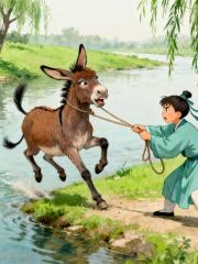 这位少侠，我的驴说你今天有血光